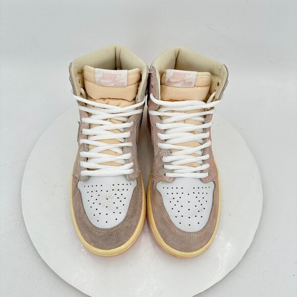Nike Air Jordan 1 Retro High OG Women Size 6.5 FD2596-600 Washed Pink White Shoe - Picture 3 of 11